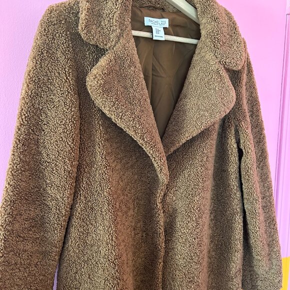 Rachel Zoe Teddy Coat - M - Picture 6 of 8
